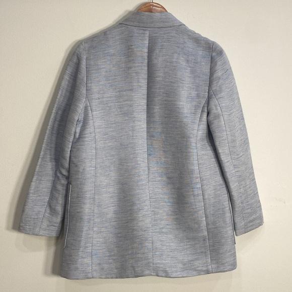 Banana Republic Cotton Linen Blend Blazer 6P - Picture 7 of 13